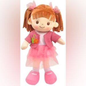 Linzy Toys, 16" Little Sweet Hearts Interactive Soft Plush Rag Doll